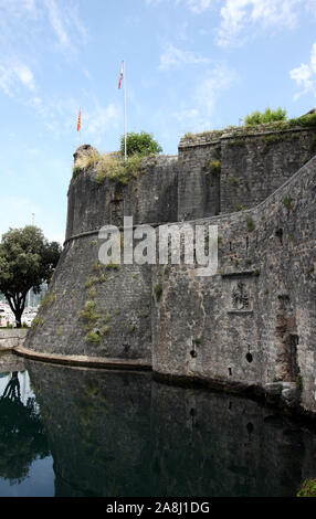 City Walls at the Gurdic Gate, Kotor, UNESCO World Heritage Site ...