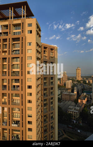 12 Apr 2012 High rise buildings, lower parel, mumbai, maharashtra, india, asia Stock Photo