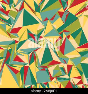 Abstract background with colorful triangles for magazines, booklets or mobile lock screen Stock Vector