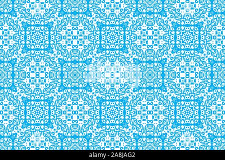 Portuguese azulejo tiles. Encaustic seamless patterns, prints Stock Vector