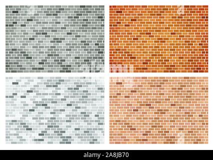 Vector background of bricks Stock Vector