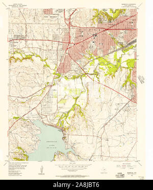 Benbrook Texas map 1955 1 24000 - Usgs Topo Map Texas Tx Benbrook 105858 1955 24000 Restoration 2a8jbt6