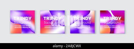 Abstract modern futuristic creative purple Stock Vector