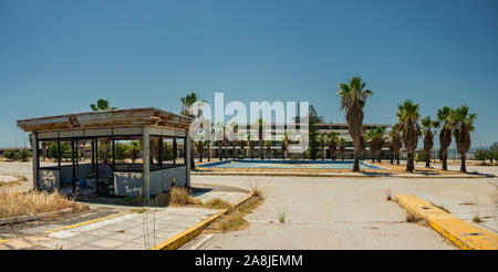 Impressions of the old Ellinikon Athens airport , abandoned in 2001 after the new Athens International Airport Eleftherios Venizelos (ATH) opened for Stock Photo