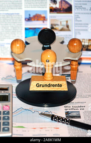 Stempel mit der Aufschrift: Grundrente,