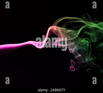 Abstract colorful rainbow smoke background vector illustration Stock Photo
