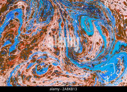 Hand painted abstract background with place for your text. Can be used for design covers, posters and cards. Modern art concept. Stock Photo
