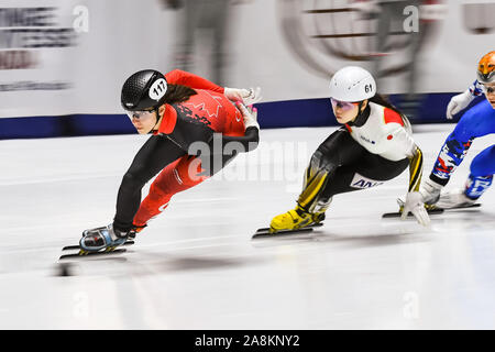 Rikki Doak (CAN) during the ISU World Cup II at MauriceRichard Arena