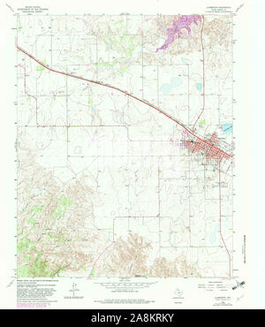 Clarendon, Texas, map 1963, 1:24000, United States of America by ...