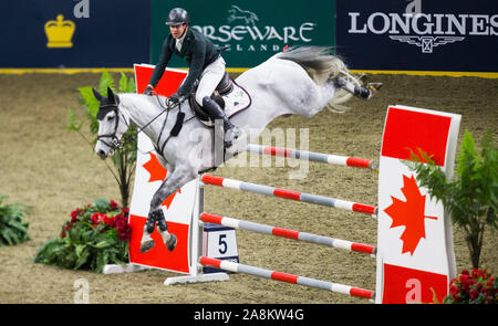 Toronto Canada 9th Nov 19 Shane Sweetnam Of Ireland Rides His Horse Alejandro During The Longines Fei World Cup Jumping Toronto 19 In Toronto Canada Nov 9 19 Credit Zou Zheng Xinhua Alamy Live