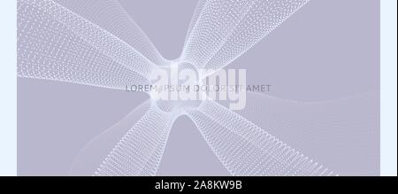 3D molecule. Molecular structure. Abstract 3d connection structure. Technology style. Vector illustration for science. Stock Vector