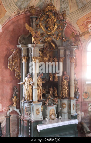 Church altar Stock Photo