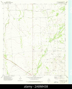 Coyanosa, Texas, map 1974, 124000, United States of America by