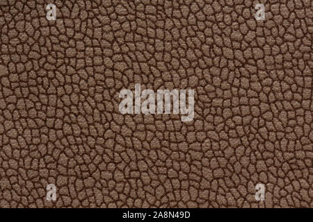 Unusual ornamental fabric texture in brown tone. Stock Photo