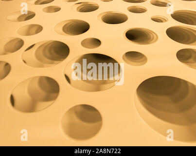Stripes perforated plastic stackable Used as a background. Stock Photo