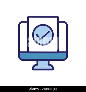 In Compliance Icon w paper, checks and list Stock Vector