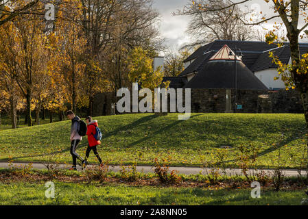 Siamsa Tire or National Folk Theatre in the town park of Tralee County Kerry, Ireland Stock Photo