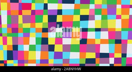 Abstract geometric background with colored irregular shapes. Can be used as seamless design for packaging, paper printing, simple backgrounds and text Stock Vector