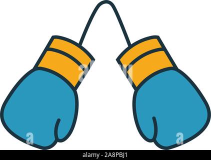 Boxing icon. Simple element from sport equipment icons collection. Creative Boxing icon ui, ux, apps, software and infographics Stock Vector