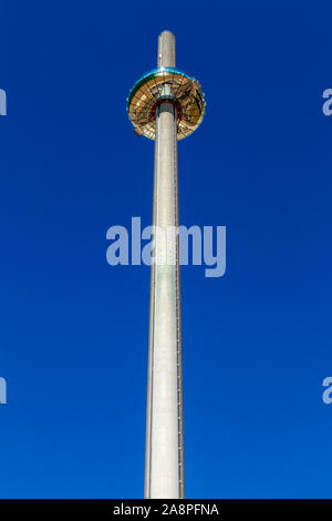 The 162m tall observation tower British Airways i360, Brighton, UK