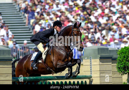 Olympic Games, Sydney 2000 Heidi Antikatzvidis (GRE) riding Michaelmas Stock Photo