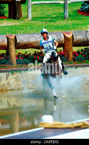 Olympic Games, Sydney 2000 Heidi Antikatzvidis (GRE) riding Michaelmas Stock Photo