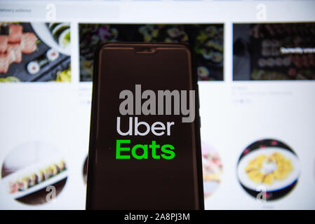 Uber Eats logo Stock Photo - Alamy