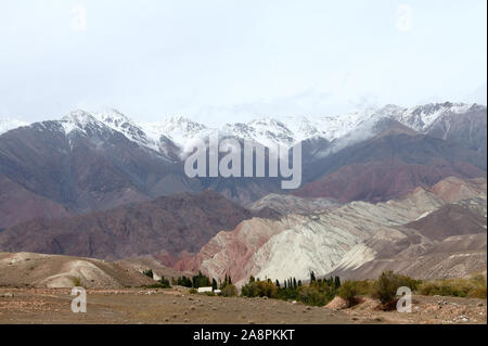 Mountain scenery of Kyrgyzstan Stock Photo