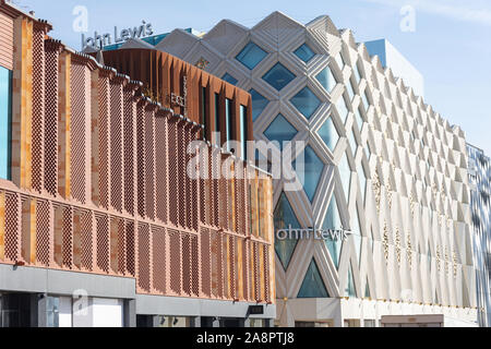 Victoria Gate and John Lewis department store, George Street, Leeds, West Yorkshire, England, United Kingdom Stock Photo