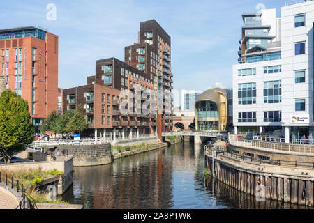 Waterman's Place, Granary Wharf, Leeds, West Yorkshire, England, United Kingdom Stock Photo