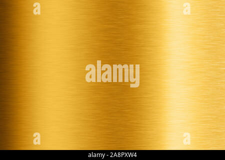 Brushed  golden metal texture backgroung Stock Photo