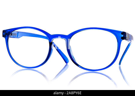 Vintage glasses isolated on a white background Stock Photo