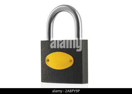 Padlock isolated on white background Stock Photo