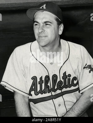 Lou Boudreau Signed Throwback Stat Jersey. One of the finest