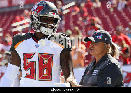 Tampa Bay Buccaneers wide receiver Scott Miller (10) warms up before an NFL  football game against the New York Jets, Sunday, Jan. 2, 2022, in East  Rutherford, N.J. (AP Photo/Adam Hunger Stock