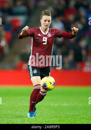 LONDON, ENGLAND. NOVEMBER 09: Sandra Starke of Germany   during Women's International Friendly between England Women and Germany Women at Wembley stad Stock Photo