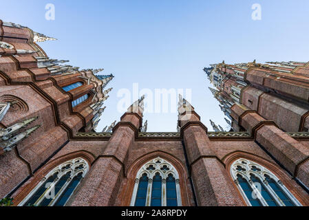 La Plata, Argentina - March 31, 2018: Cathedral of La Plata, Argentina Stock Photo