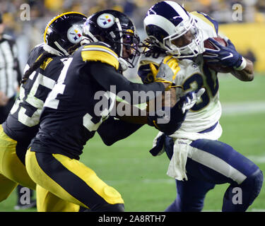 Devin Bush Pittsburgh Steelers Signed 16" x 20" Black