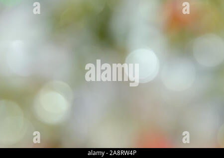 Abstract blurred silver bokeh on  background Stock Photo