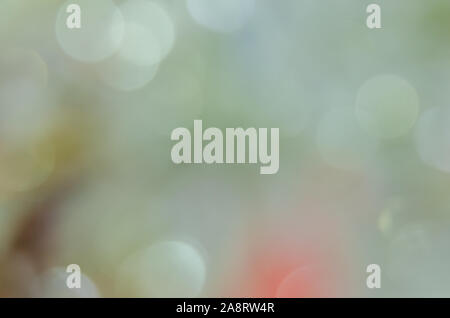 Abstract blurred silver bokeh on  background Stock Photo