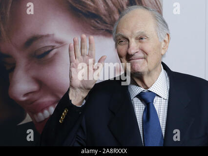 New York, United Stated. 10th Nov, 2019. Alan Alda arrives on the red carpet at the 'Marriage Story' New York Premiere at Paris Theater on Sunday, November 10, 2019 in New York City. Photo by John Angelillo/UPI Credit: UPI/Alamy Live News Stock Photo