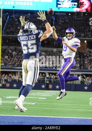 Dallas Cowboys linebacker Leighton Vander Esch (55) is seen after an NFL  football game against the New York Giants, Thursday, Nov. 24, 2022, in  Arlington, Texas. Dallas won 28-20. (AP Photo/Brandon Wade