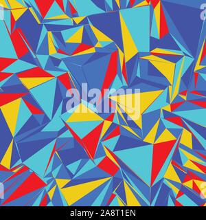 Abstract background with colorful triangles for magazines, booklets or mobile lock screen Stock Vector