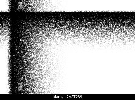 Abstract background with layers of scattered dots Stock Vector