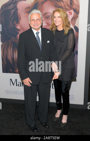 NEW YORK, NY - NOVEMBER 10: Richard Kagan and Julie Hagerty attends 'Marriage Story' New York Premiere at Paris Theater on November 10, 2019 in New Yo Stock Photo