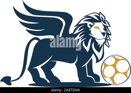Lion Logo Design Symbol Illustration Template Vector Isolated Stock Vector
