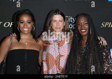 City of Hope Spirit of Life Gala at the Barker Hangar in Santa Monica, California on October 10, 2019 Featuring: Melissa Thomas, Jenifer Mallory, Phylicia Fant Where: Los Angeles, California, United States When: 11 Oct 2019 Credit: Sheri Determan/WENN.com Stock Photo