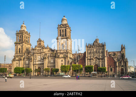 Mexico City Metropolitan Cathedral in Mexico Stock Photo