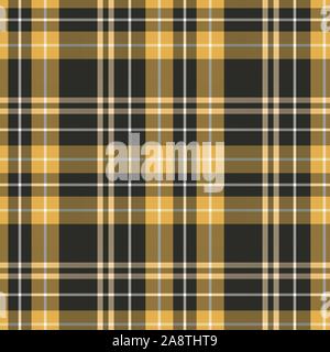Tartan orange and black pattern.Texture for plaid, tablecloths, clothes, shirts, dresses, paper, bedding, blankets, quilts and other textile products. Stock Vector