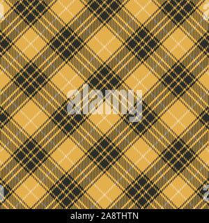 Tartan orange and black seamless pattern.Texture for plaid, tablecloths, clothes, shirts, dresses, paper, bedding, blankets, quilts and other textile Stock Vector